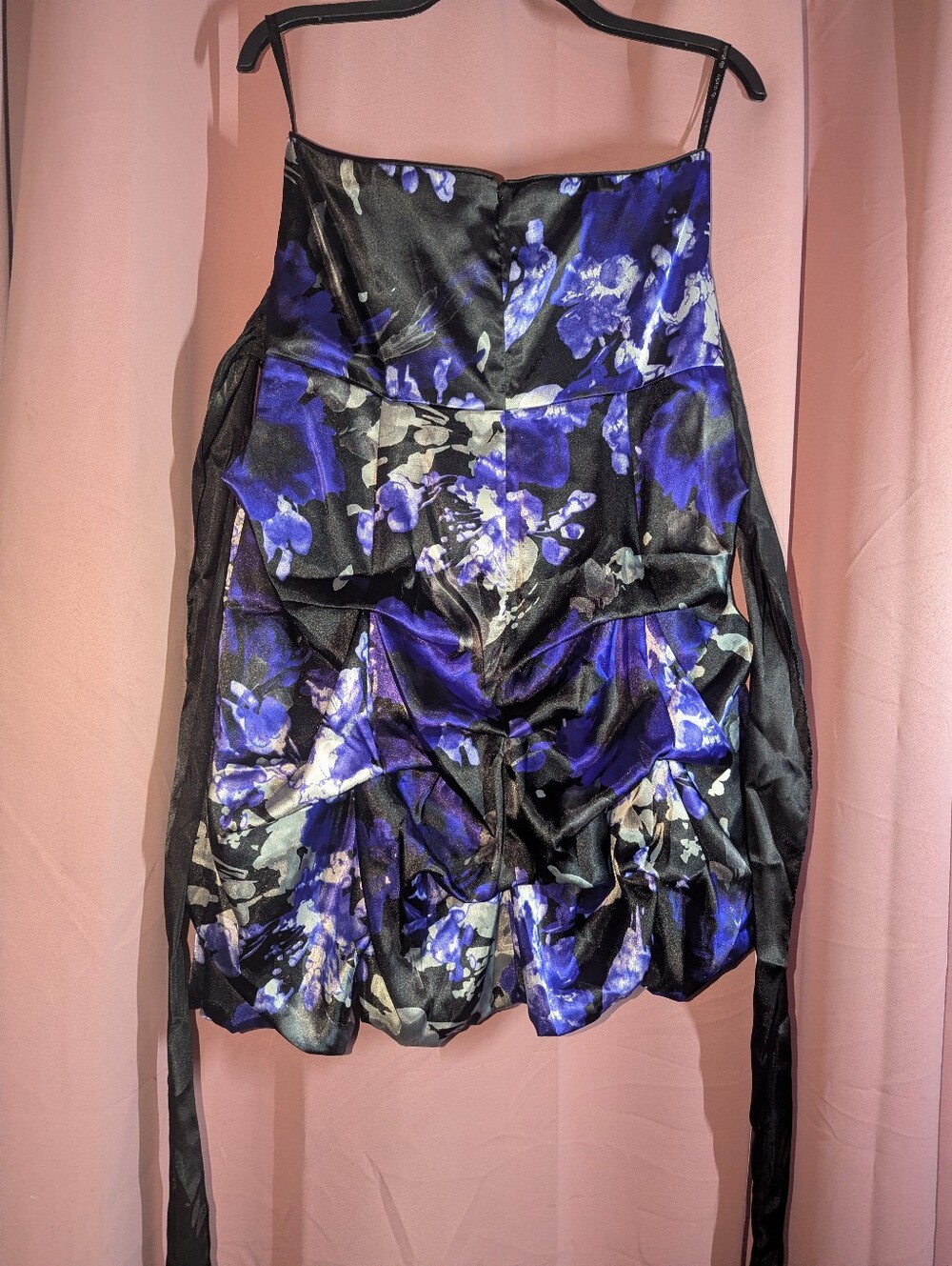 DB STUDIO Floral Strapless Mini Dress 16 - Picture 4 of 12